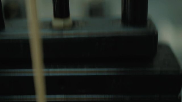 equipment in the gym for people with disabilities. Close up.