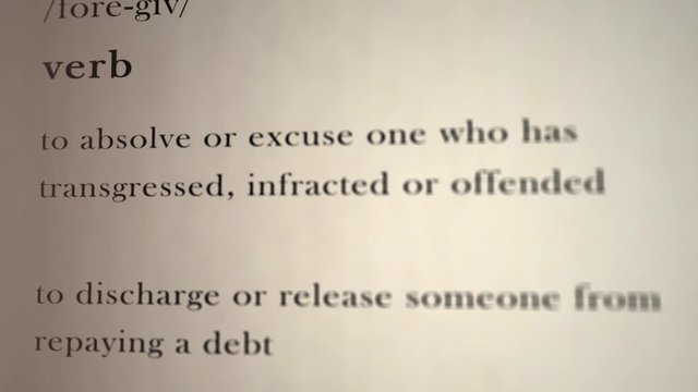 Forgive Definition