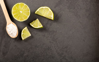 Baking soda with lemon - Text space