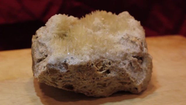 Calcite crystal macro close up