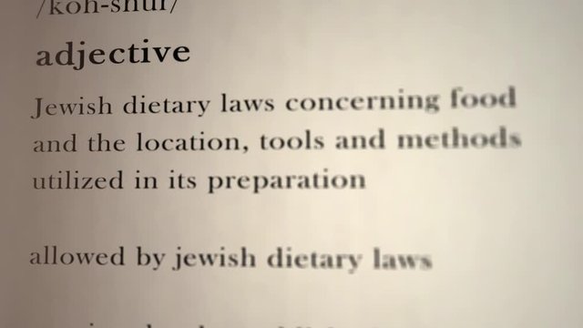 Kosher Definition