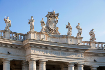 Fototapeta na wymiar Piazza San Pietro - Roma