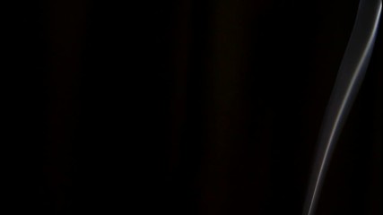 Smoke motion in the air