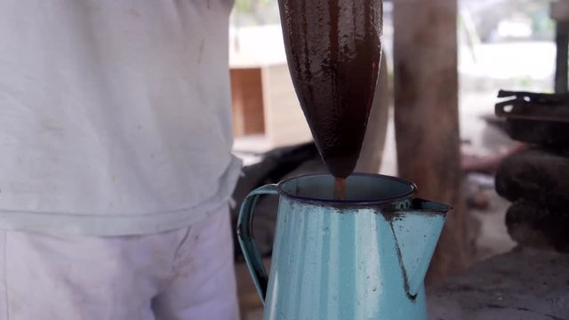 Traditional coffee making 