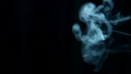 Smoke motion in the air