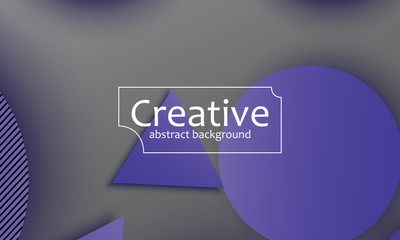 Obraz premium Geometric background. Material design.