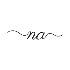 initials handwriting letters vector logo