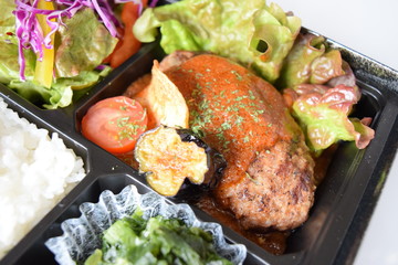 高級弁当　高級豚　ハンバーグ　焼肉　弁当