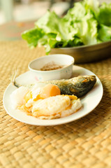 High protein foods and fresh vegetable