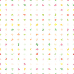 colorful pastel star shape seamless pattern