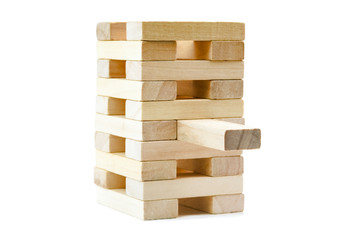 wooden tower blocks game