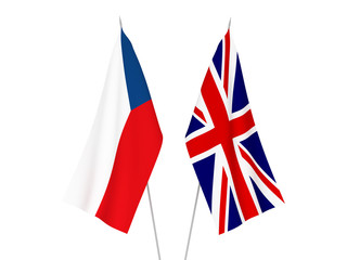 Great Britain and Czech Republic flags