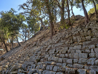 Copan archaeological site of Mayan civilization, not far from the border with Guatemala. It was the...