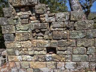 Copan archaeological site of Mayan civilization, not far from the border with Guatemala. It was the...
