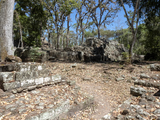 Copan archaeological site of Mayan civilization, not far from the border with Guatemala. It was the...
