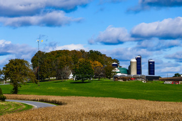 Millerton, New York USA A farm and landscape.