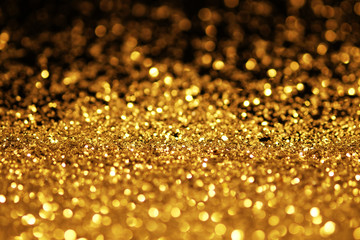 golden bokeh background