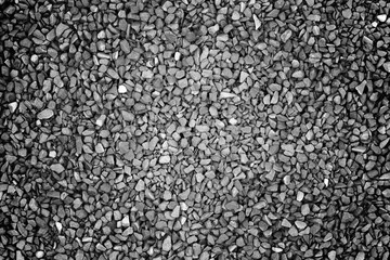 Black (gray) small crushed stones background texture