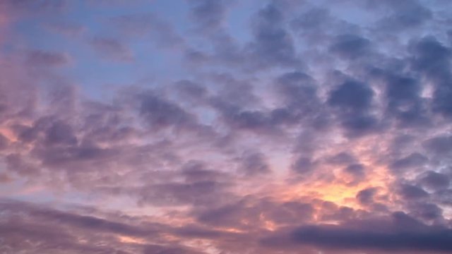 Fluffy clouds video