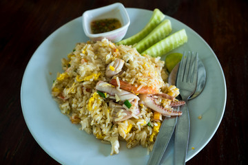  seafood fried rice,Thai food