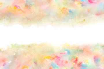 水彩 カラフル 春 抽象 背景