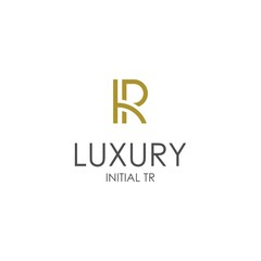 Letter TR logo icon design template element