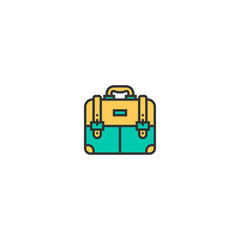 briefcase icon line design. Business icon vector design