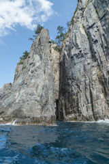 Fototapeta na wymiar 青海島・奇岩