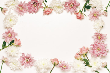 Fototapeta na wymiar Romantic floral background