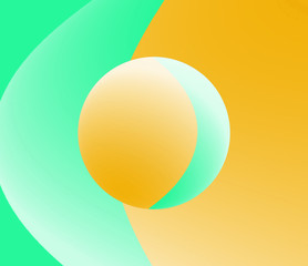 abstract background with balloons