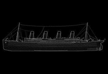Old Big Ship Blueprint 