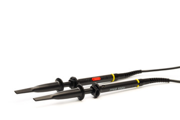 oscilloscope probe isolated on white