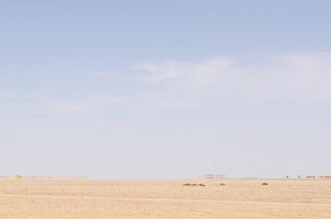 Fototapeta na wymiar Mirage in the desert