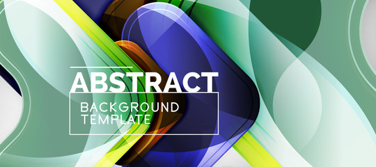 Light effects glossy arrows background