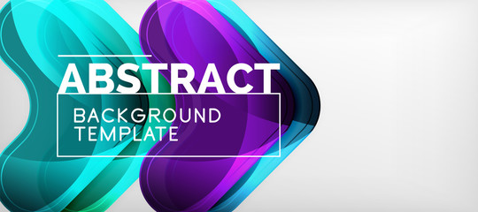 Obraz premium Techno lines, hi-tech futuristic abstract background template with arrow shapes