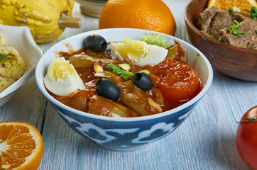 Moroccan Mechouia salad