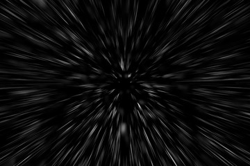 abstract blur in motion in space. effect of speed (