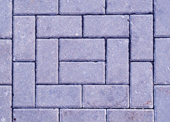 decorative paving tile on the sidewalk. background, texture, pattern.
