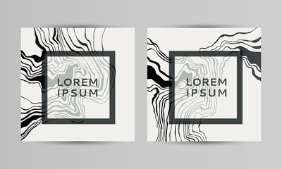 Black marble wall texture and background. Abstract Vector Illustration. Design Template. Modern Pattern.