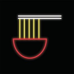 Neon Glowing Noodles