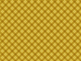 タータンチェック　黄色
