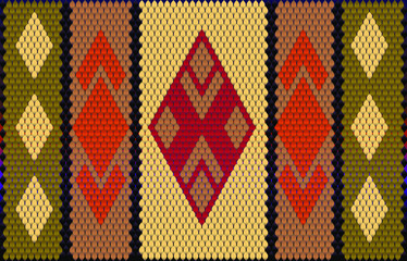 The traditional ornament of the inhabitants of the east and the Arab world.