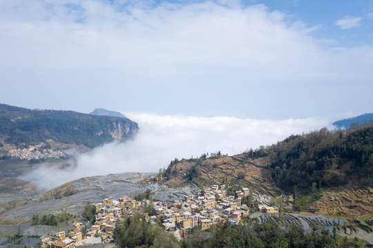 yuanyang hani terraced field landscape