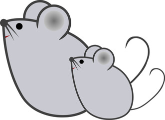 ネズミのイラスト