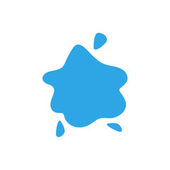 Splash water icon design template vector isolated