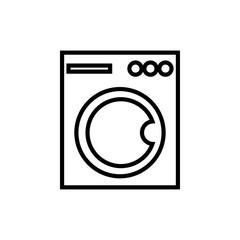 Washing machine icon design template vector isolated