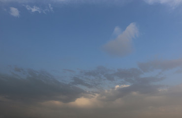 Fototapeta na wymiar Magical Cloudy Sky