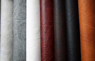 An image of a nice leather background. Cowhide texture.