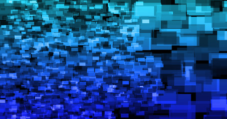 blue shade rectangle abstract background; new digital technology concept