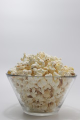 Pop Corn on White Background